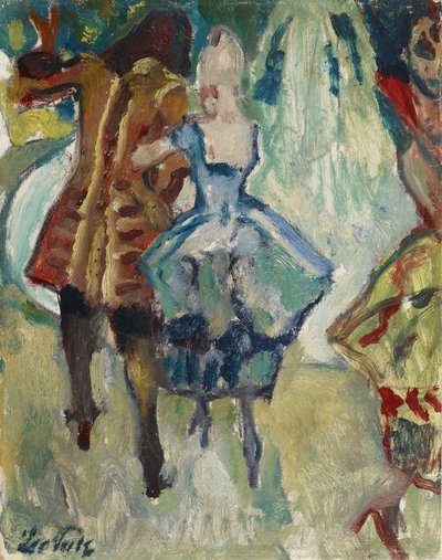 Gartenfest, Studie von Leo Putz